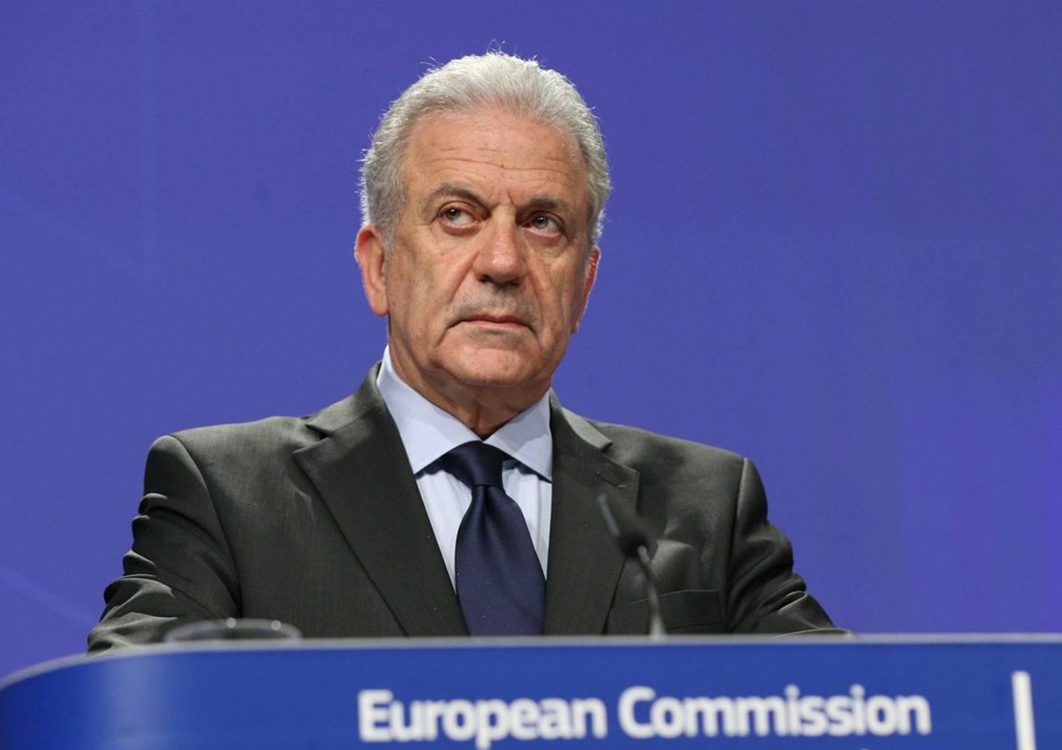 &nbsp;commissario europeo per le Migrazioni e gli Affari interni, Dimitris Avramopoulos (Afp)