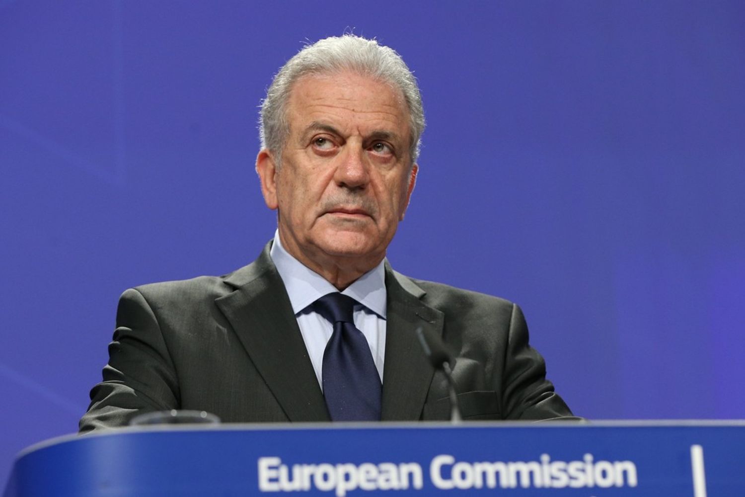 &nbsp;commissario europeo per le Migrazioni e gli Affari interni, Dimitris Avramopoulos (Afp)
