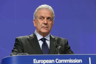 &nbsp;commissario europeo per le Migrazioni e gli Affari interni, Dimitris Avramopoulos (Afp)