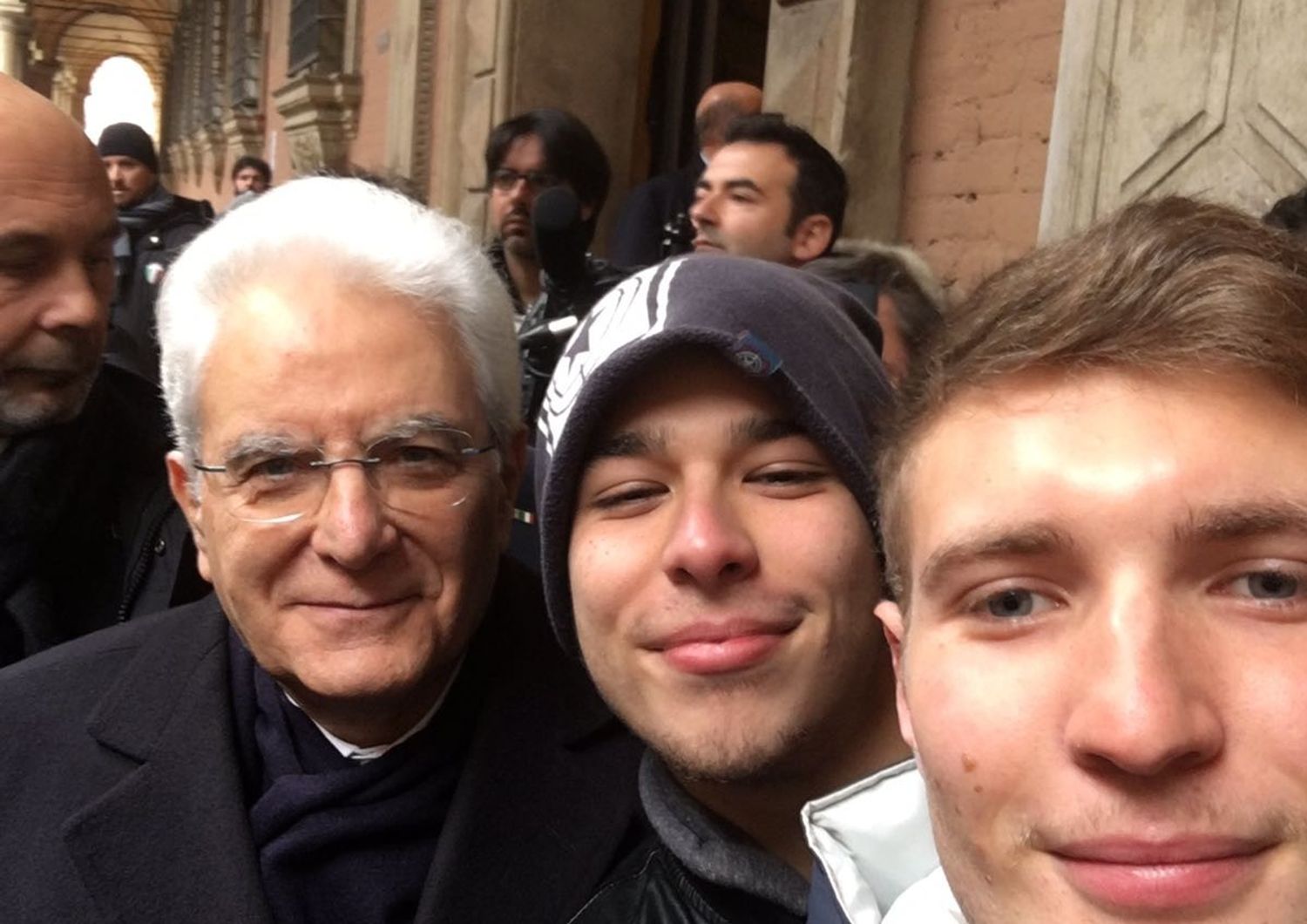 &nbsp;Mattarella selfie