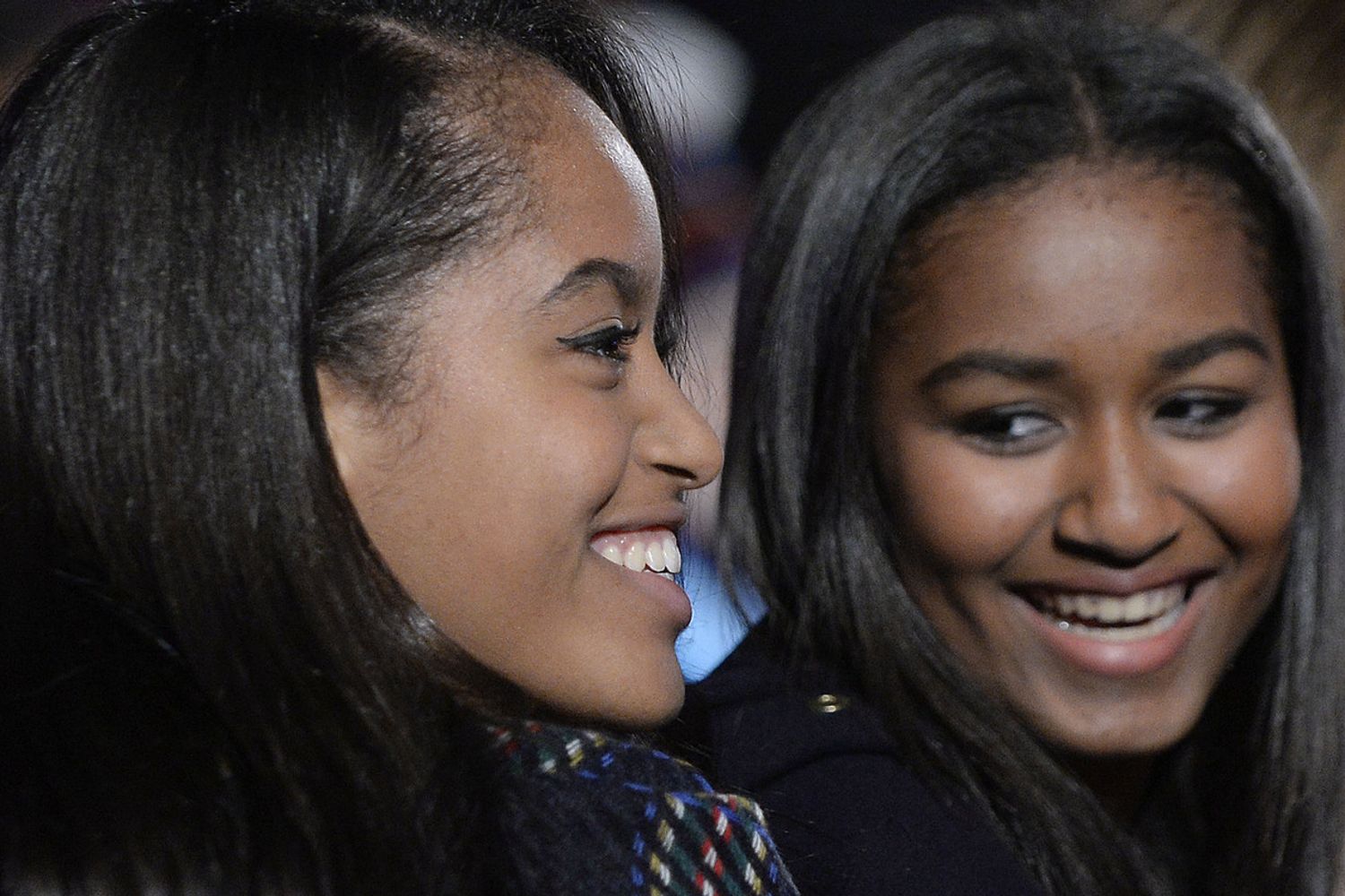 Sasha e Malia Obama (afp)