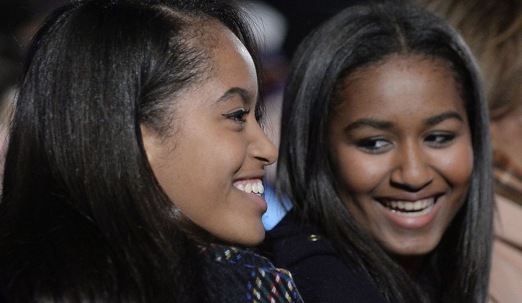 Sasha e Malia Obama (afp)