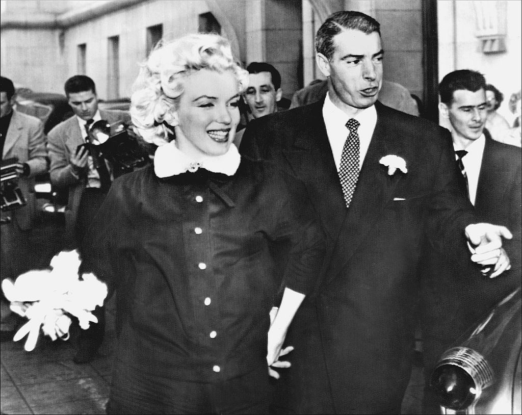 &nbsp;Marilyn Monroe sposa Joe DiMaggio