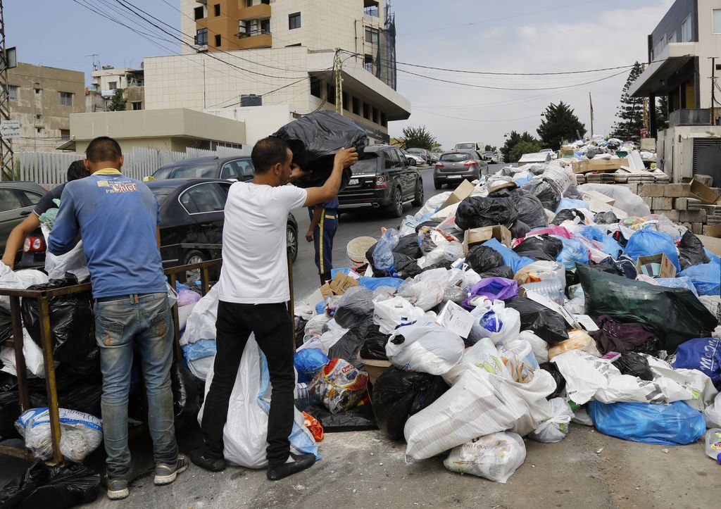 &nbsp;Libano, rifiuti (Afp)