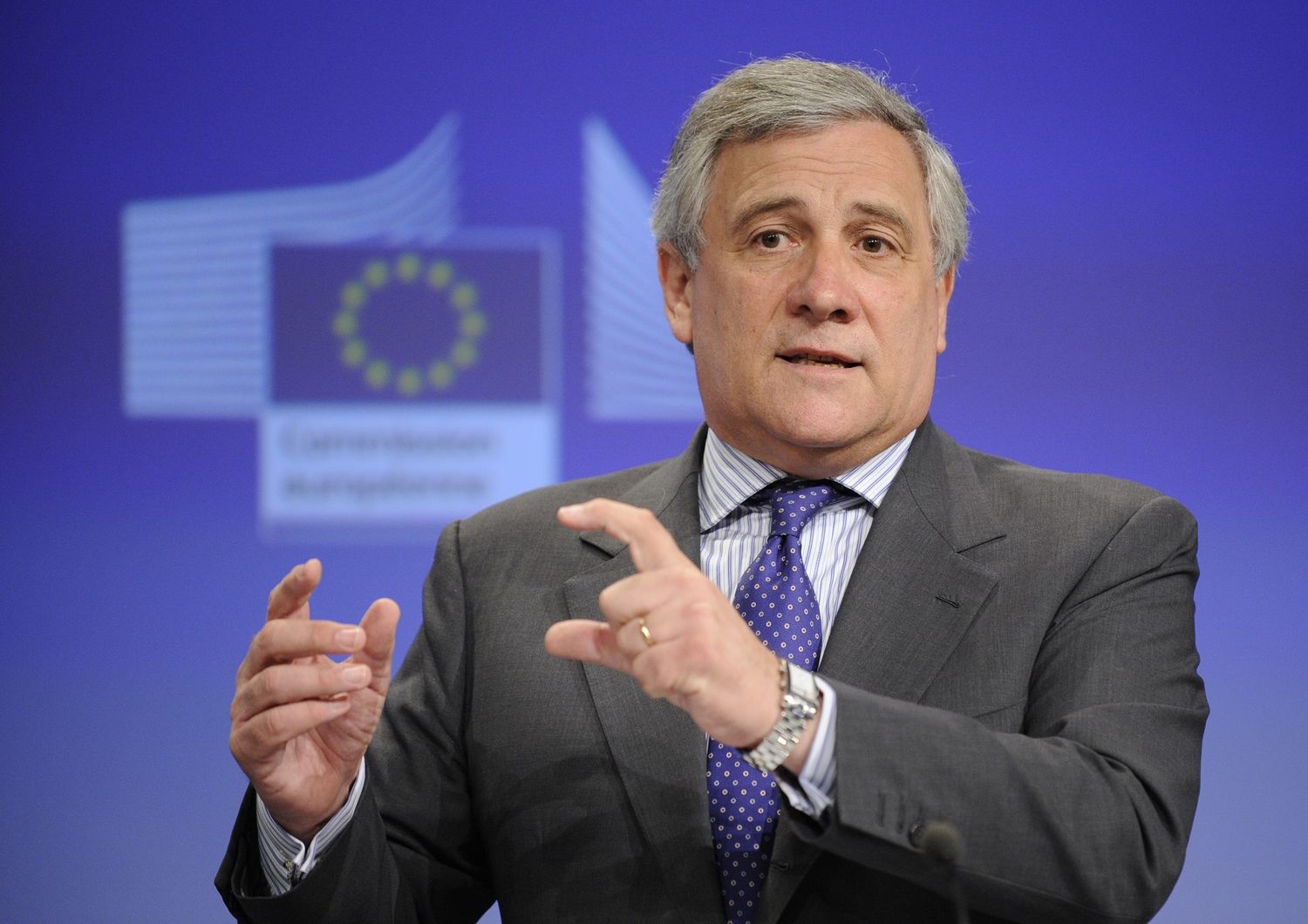 &nbsp;Antonio Tajani (foto Afp)