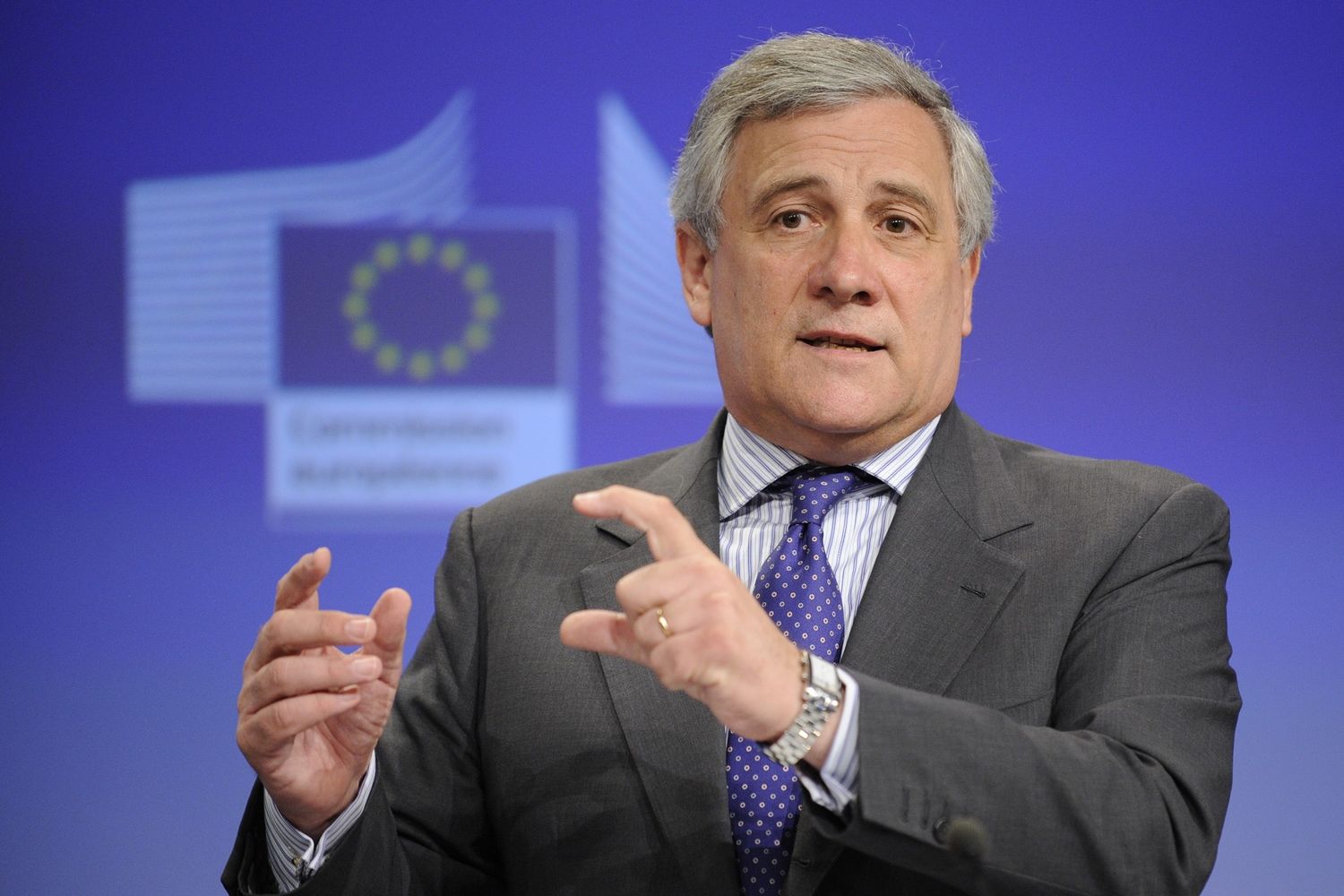 &nbsp;Antonio Tajani (foto Afp)