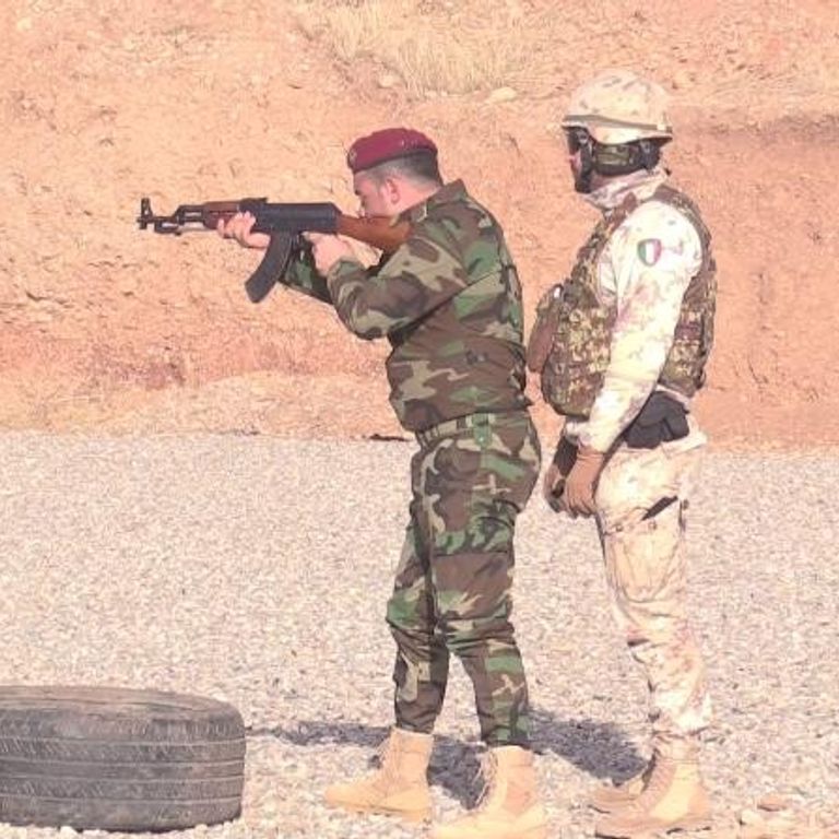Addestramento Peshmerga&nbsp;
