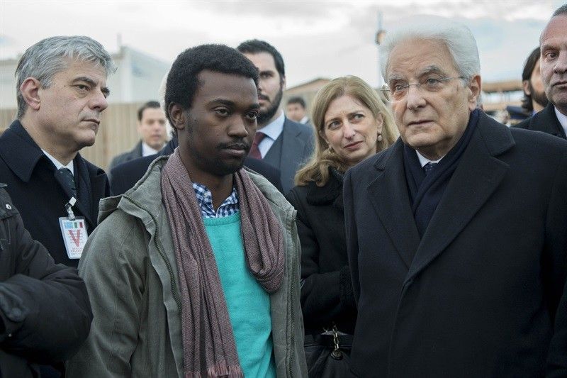 &nbsp;Il presidente Mattarella al campo profughi di Eleonas&nbsp;