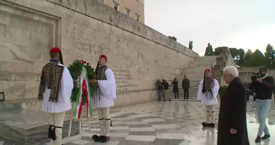 Mattarella in visita in Grecia