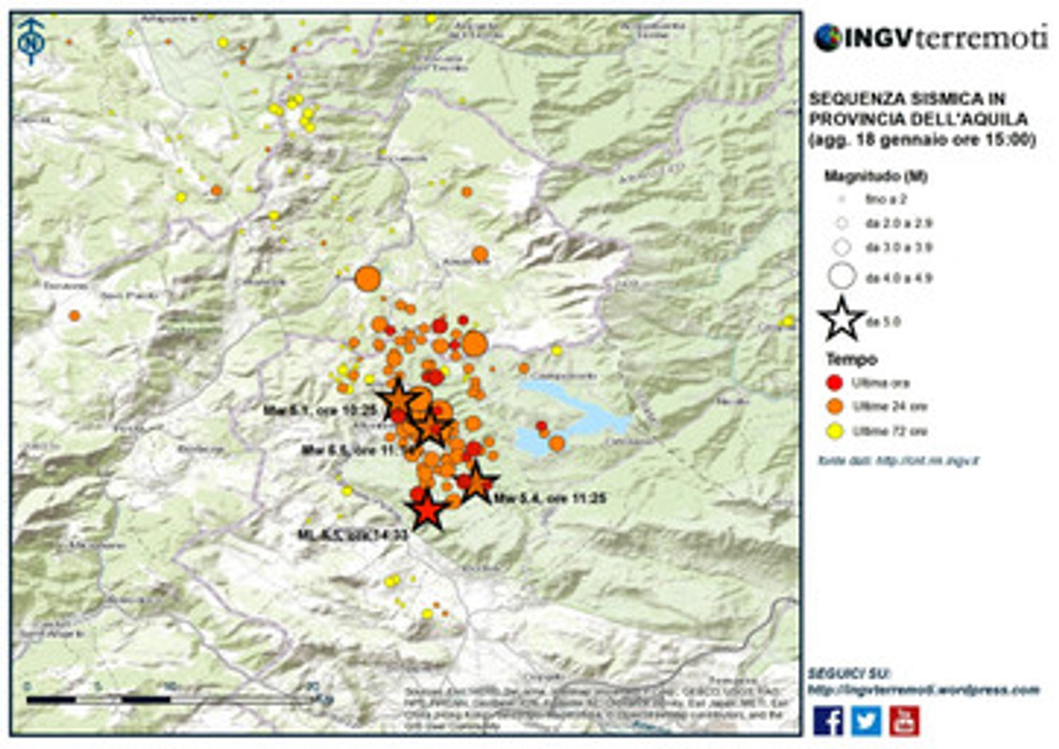 Terremoto, 120 scosse in 5 ore: quanto durer&agrave; sciame sismico