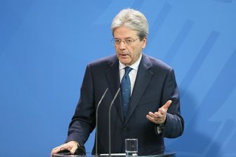 &nbsp;Gentiloni a Berlino (Afp)