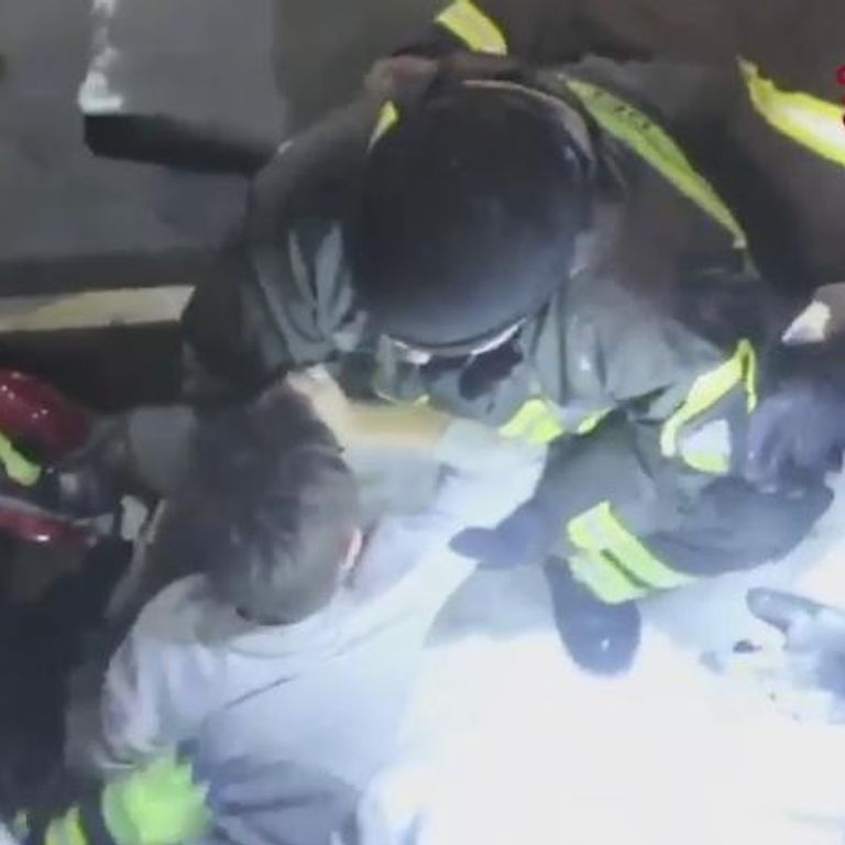 &nbsp;Bambini salvati Vigili Fuoco