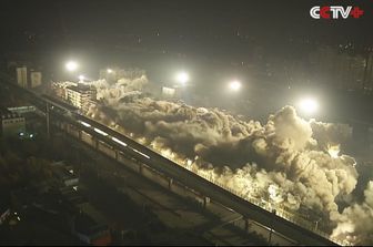 Esplosione di 16 edifici in Cina&nbsp;