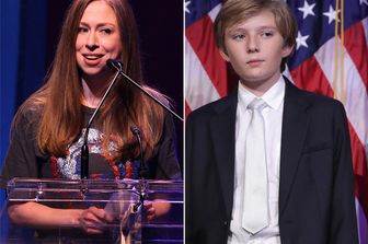 Chelsea Clinton - Barron Trump&nbsp;