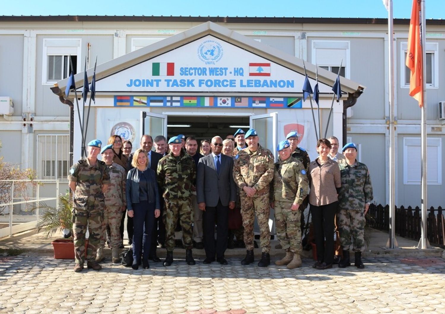 Visita delegazione Onu&nbsp;al Sector West di Unifil in LIbano