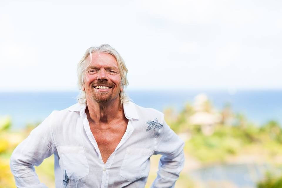 Richard Branson, patron dell'impero Virgin (Foto Facebook)&nbsp;