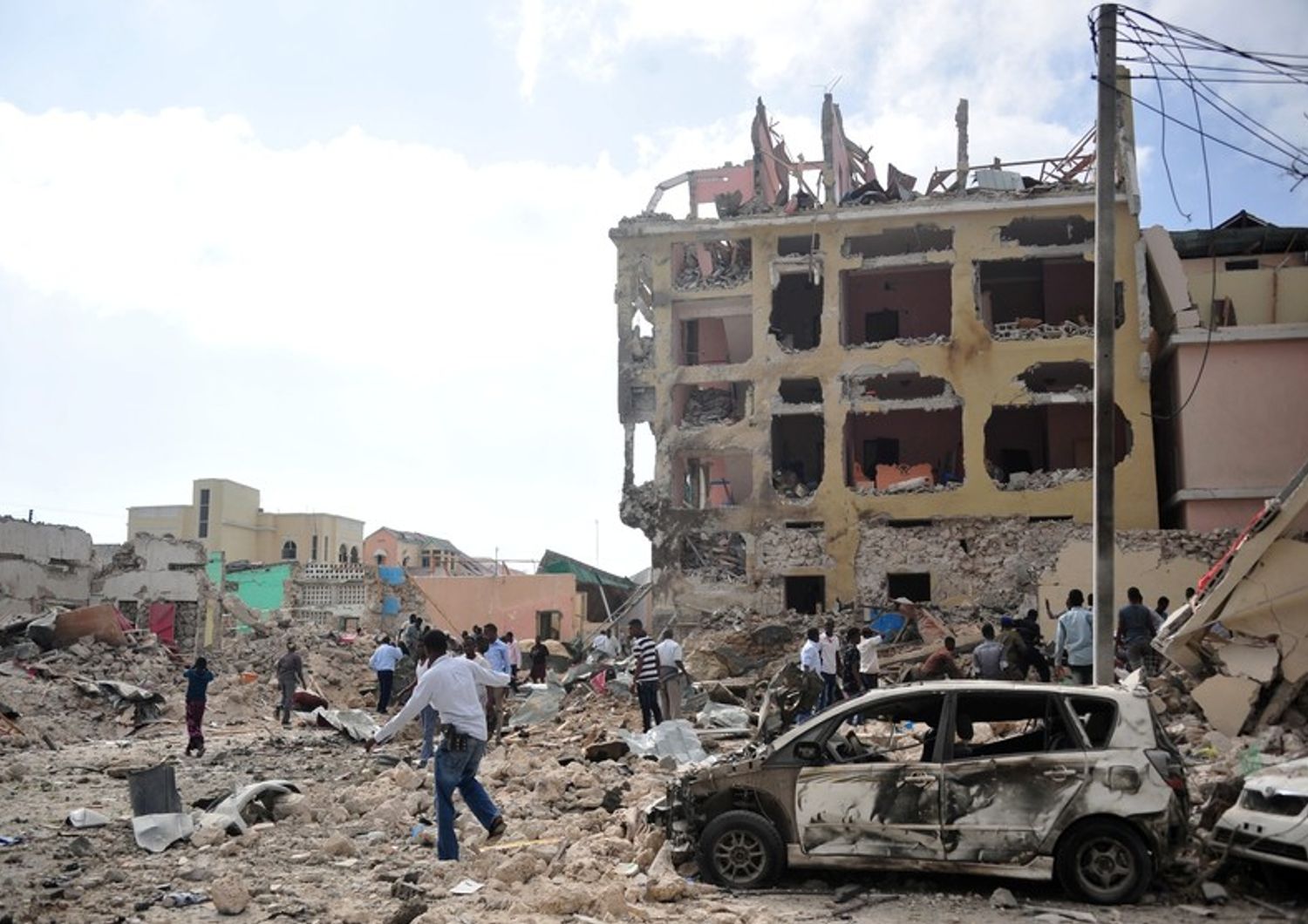 &nbsp;Somalia - autobomba a Mogadiscio (Afp)
