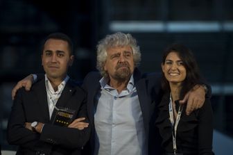 &nbsp;Di Maio Raggi Grillo (Agf)