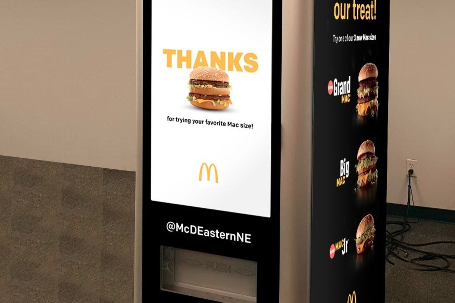 &nbsp;Mc Donald's distributore automatico