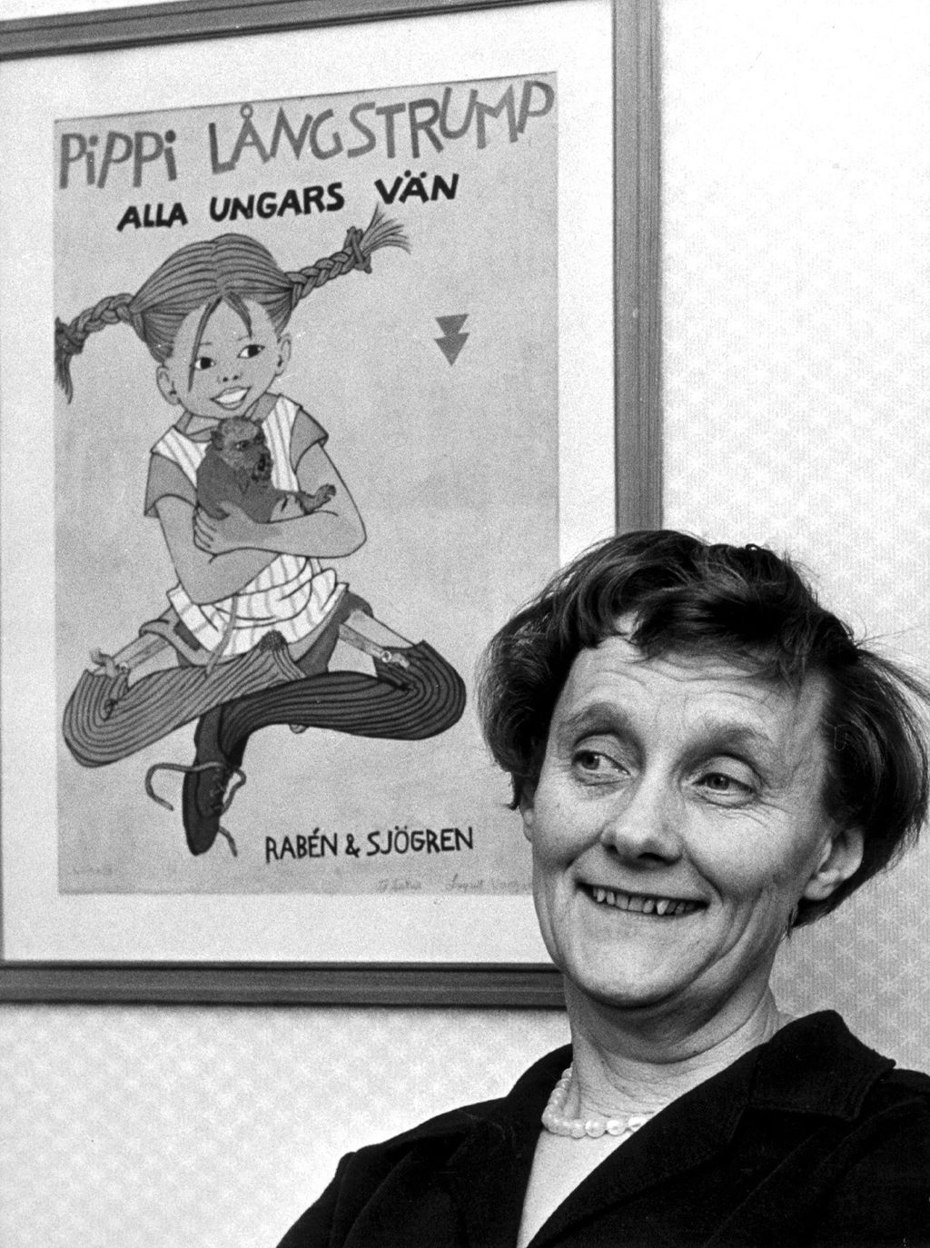 &nbsp;Astrid Lindgren autrice Pippi Calzelunghe (Afp)