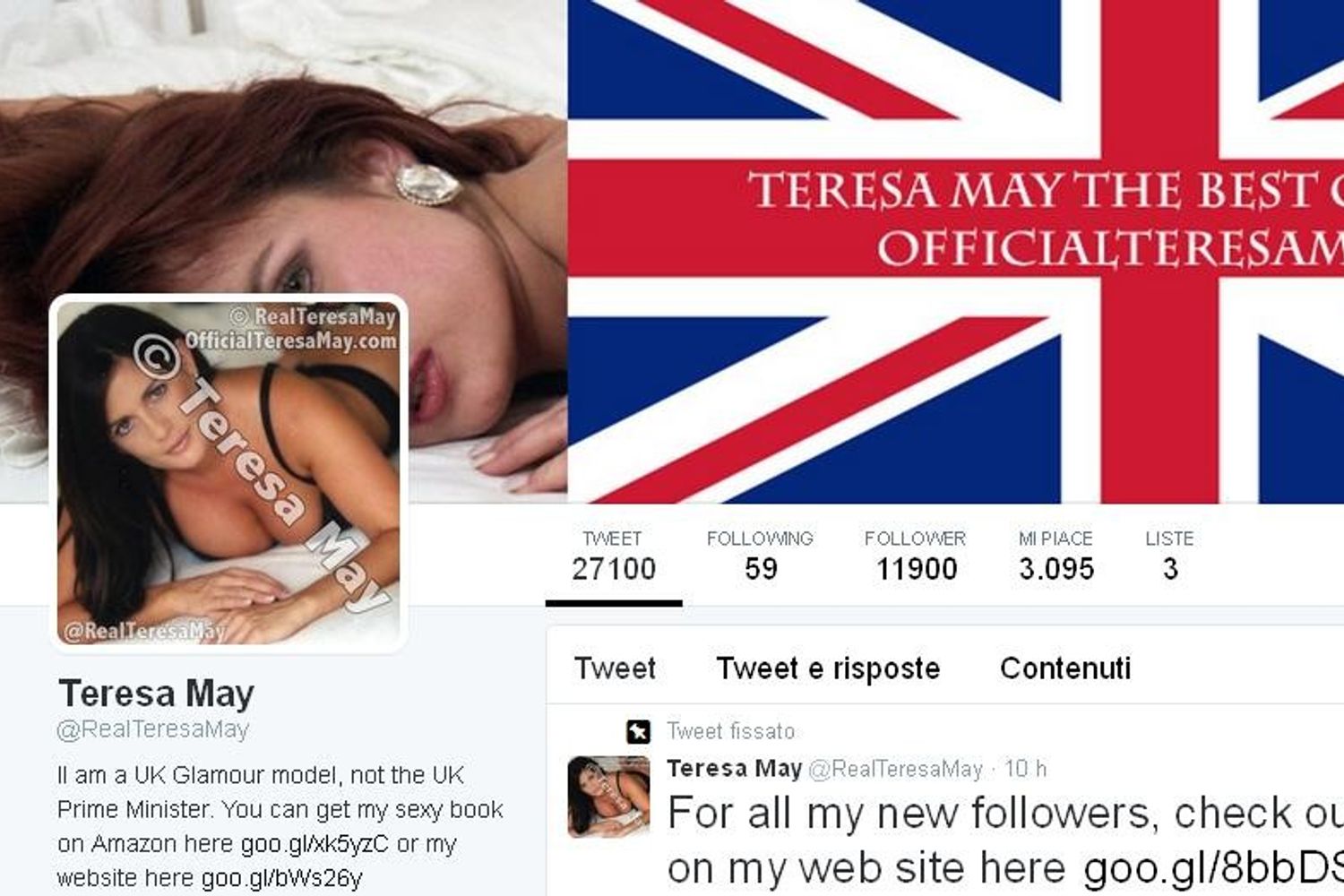 &nbsp;Teresa May (Twitter)