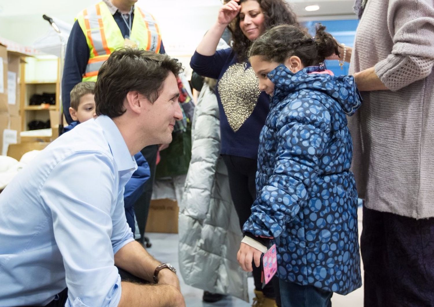 &quot;Benvenuti in Canada&quot;: la foto con cui Trudeau sfida Trump