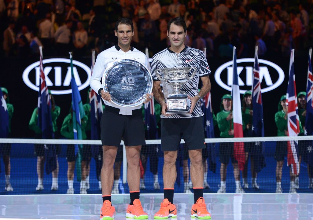 Federer Nadal (afp)&nbsp;