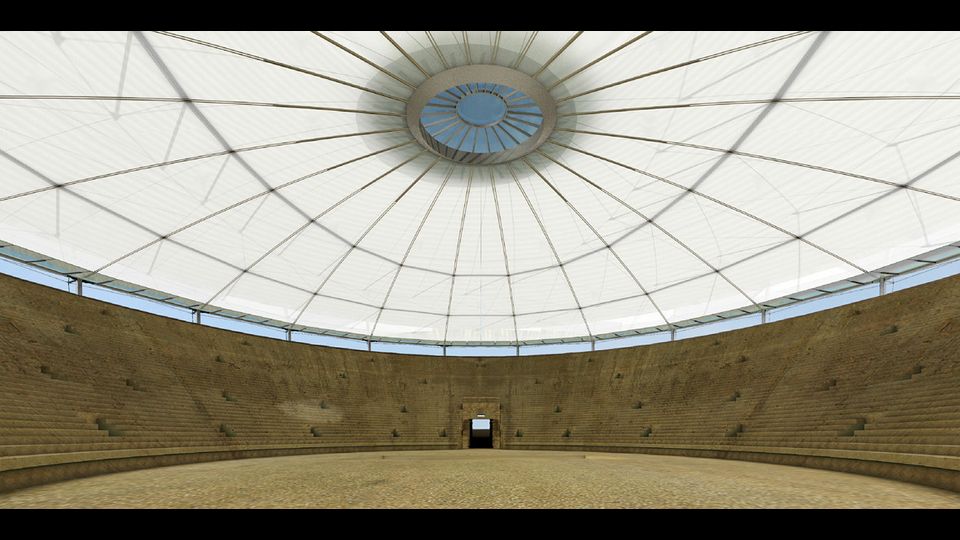 Concorso internazionale di idee per la copertura dell'Anfiteatro Romano Arena di Verona (3 classificato)