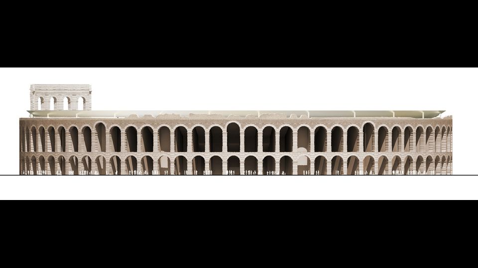 Concorso internazionale di idee per la copertura dell'Anfiteatro Romano Arena di Verona (1 classificato)
