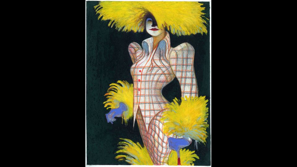 &nbsp;&quot;Un capo di Vivienne Westwood&quot;&nbsp;(1993 copertina The New Yorker Lorenzo Mattotti)