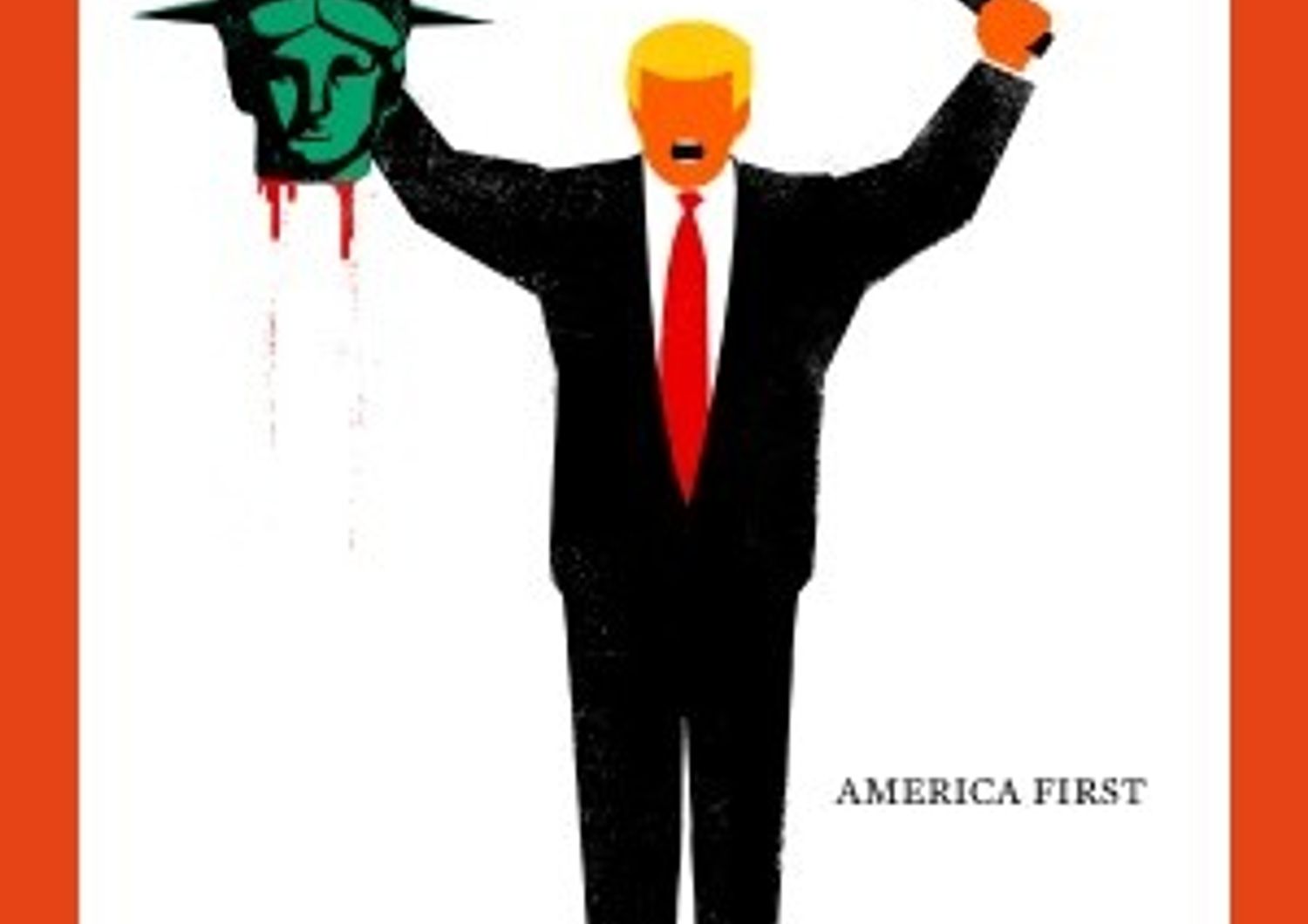 Sulla copertina di &#39;Der Spiegel&#39; Trump decapita statua Libert&agrave;
