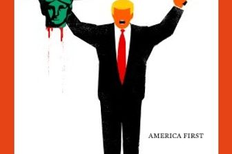 Sulla copertina di &#39;Der Spiegel&#39; Trump decapita statua Libert&agrave;