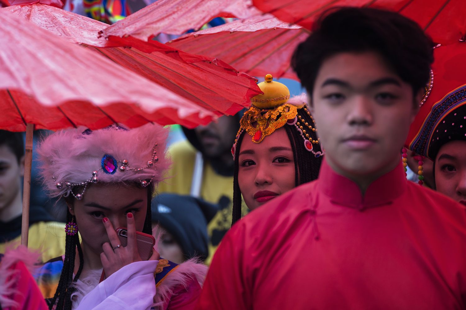 &nbsp;Comunita' cinese a Milano (foto Afp)