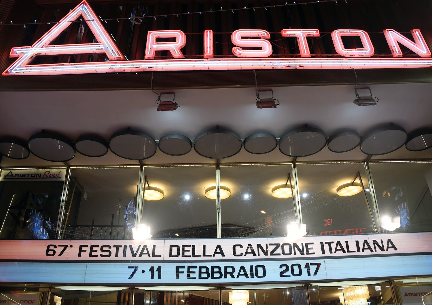 &nbsp;Ariston Sanremo 7-11 febbraio 2017