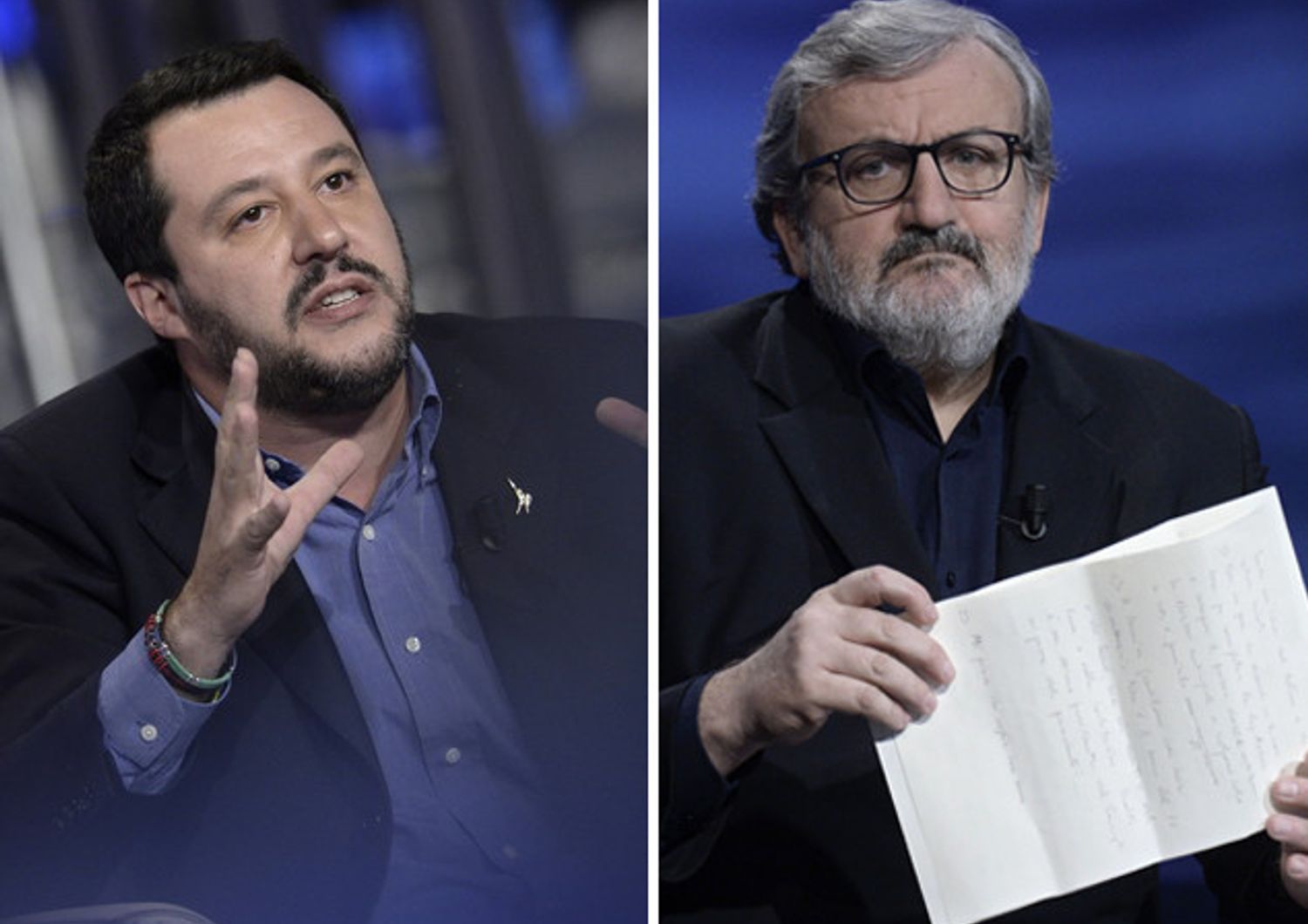 Matteo Salvini e Michele Emiliano&nbsp;