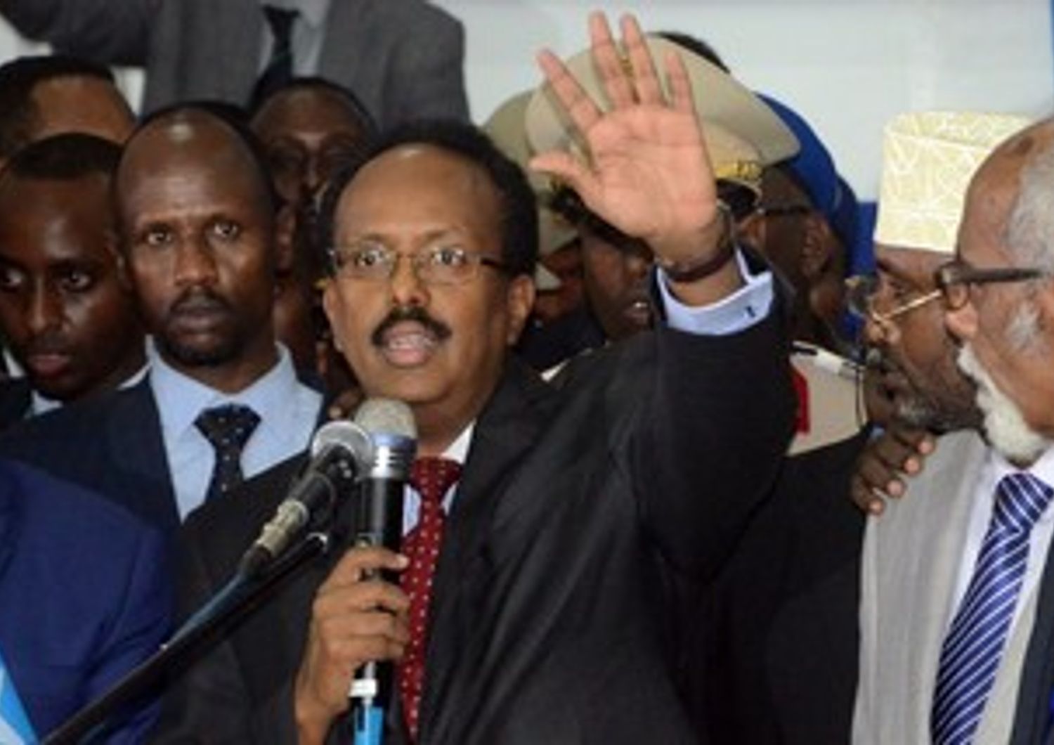 &nbsp;presidente Somalia, Mohamed Abdullahi Mohamed 'Farmajo' (Afp)