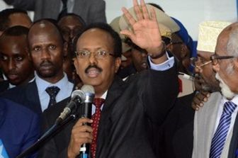 &nbsp;presidente Somalia, Mohamed Abdullahi Mohamed 'Farmajo' (Afp)