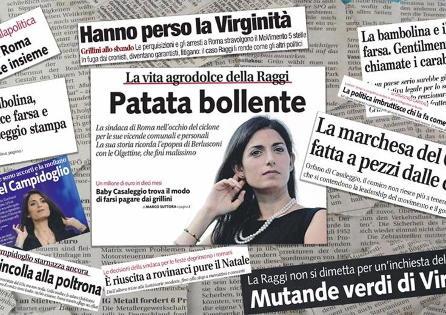 Raggi contro Libero: &quot;Attacco volgare&quot;. L&#39;elenco degli articoli che hanno fatto infuriare la sindaca