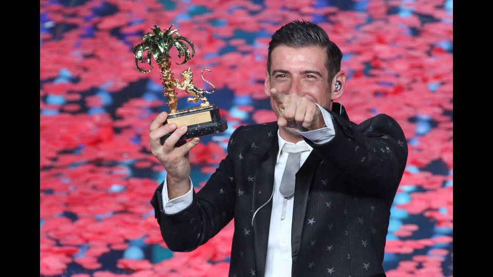 Francesco Gabbani, primo classificato al Festival di Sanremo &nbsp;