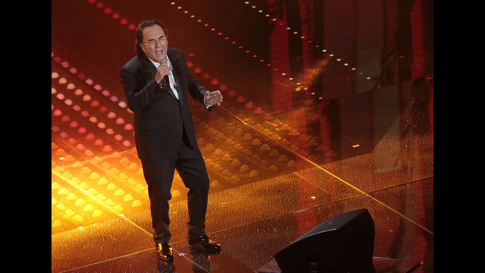 Al Bano al Festival di Sanremo (Afp)&nbsp;