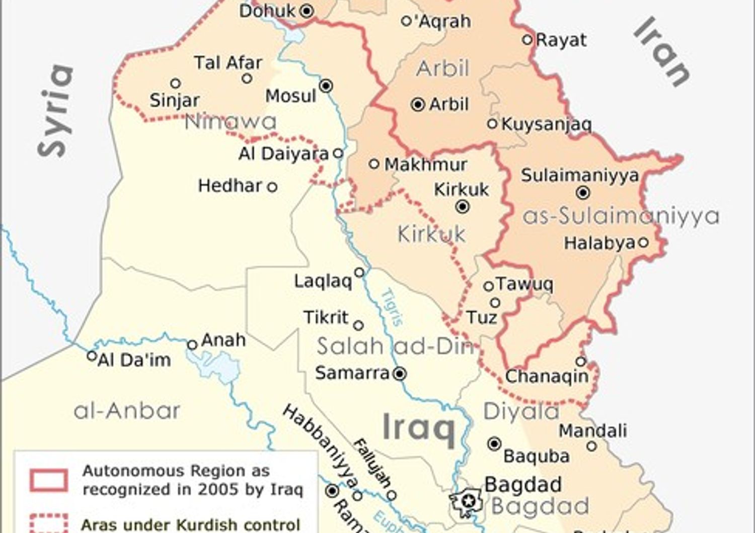 regione autonoma Kurdistan&nbsp;