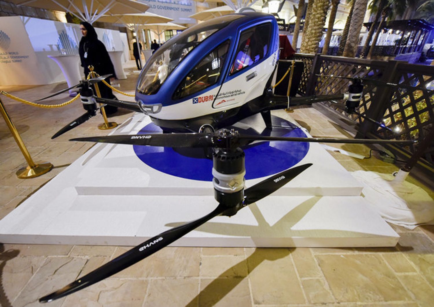 Chiedi un passaggio a un drone: da luglio il taxi volante a Dubai