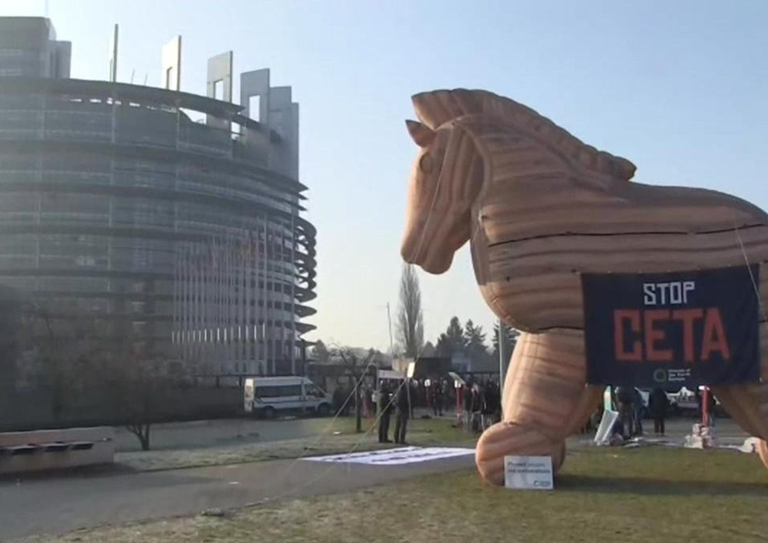 &nbsp;Strasburgo - proteste contro CETA (AgenziaVista)
