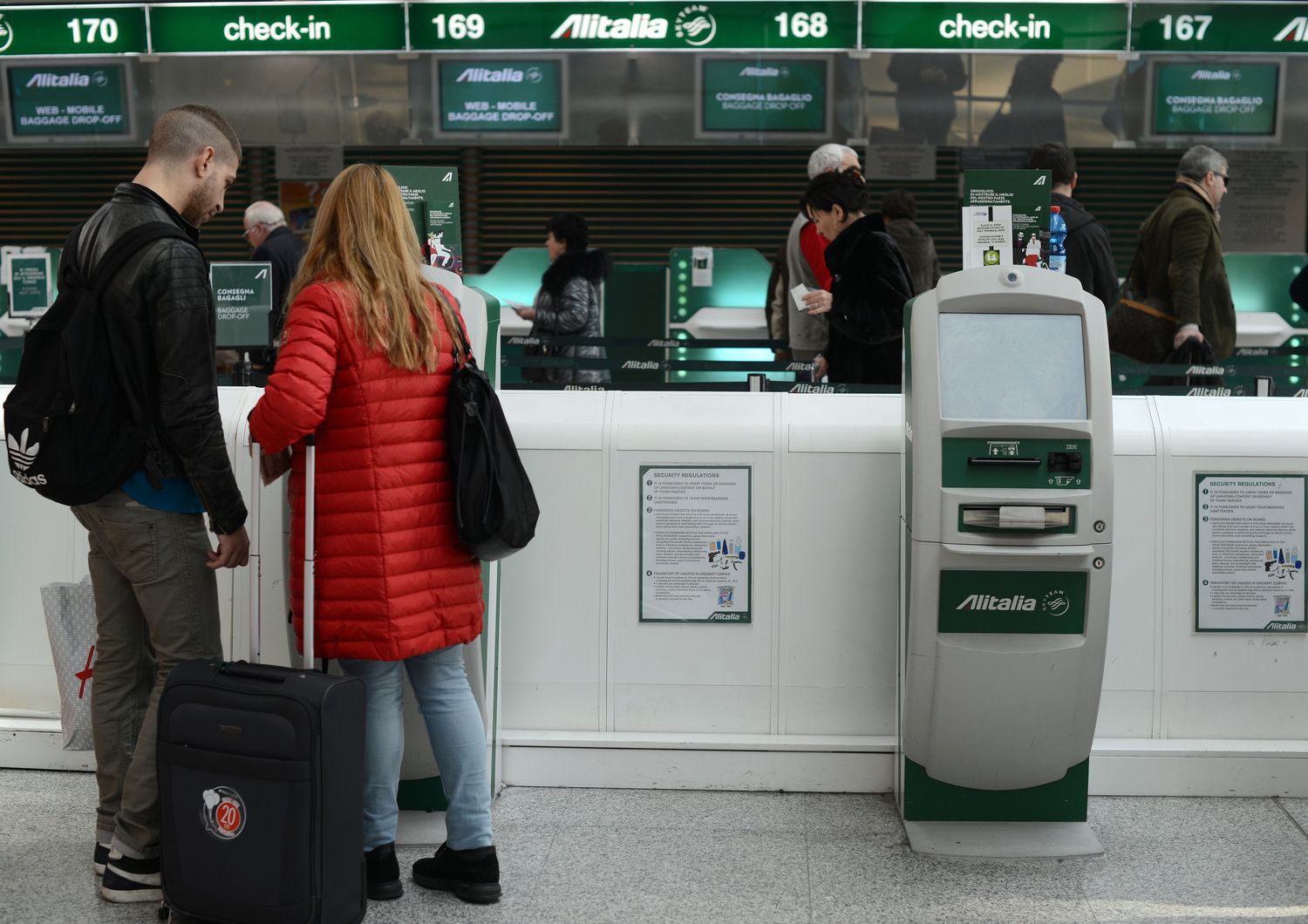 Check-in Fiumicino (afp)&nbsp;