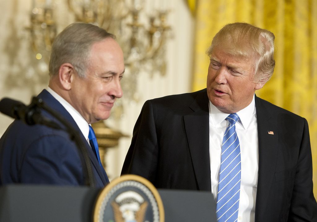 Benjamin Netanyahu e Donald Trump (Afp)&nbsp;