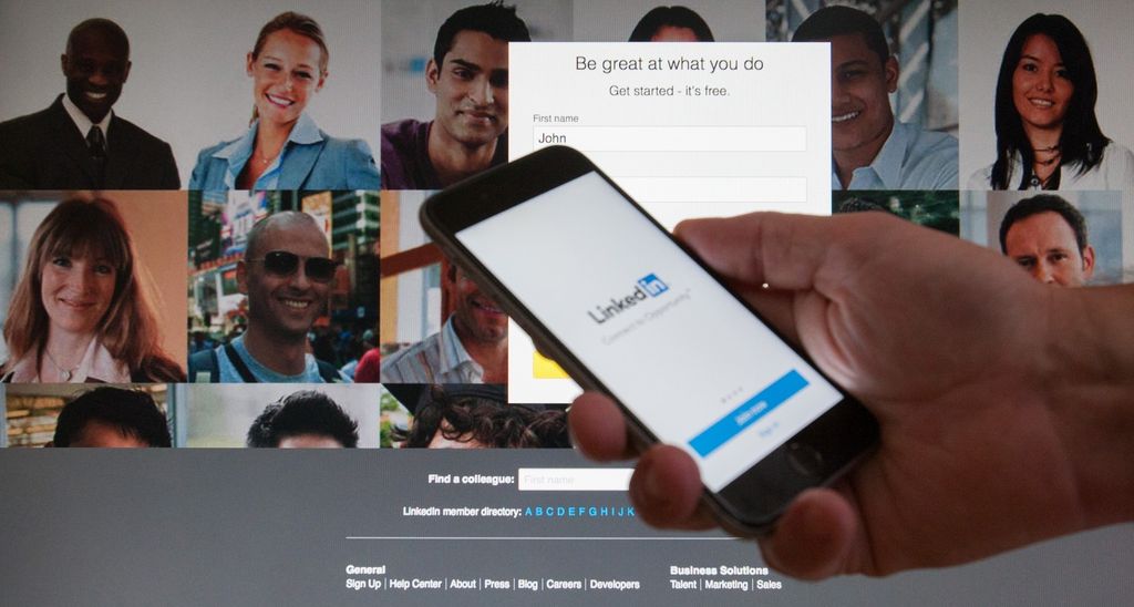 &nbsp;Linkedin (AFP)