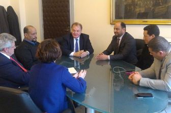 &nbsp;delegazione libica ricevuta da assessore Cracolici