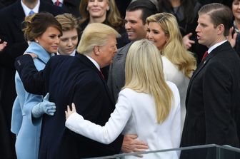 Donald Trump e la famiglia (Afp)&nbsp;