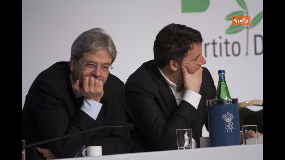 &nbsp; Il Presidente del Consiglio Gentiloni e Matteo Renzi