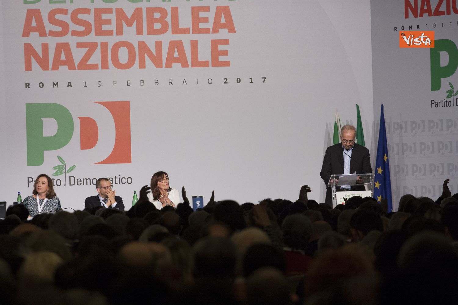&nbsp; Intervento di Walter Veltroni durante l'assemblea PD